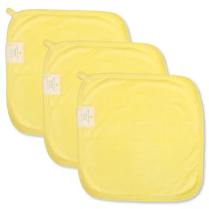 So-Softs Bamboo Washcloths - Set of 3 | Yellow Pack