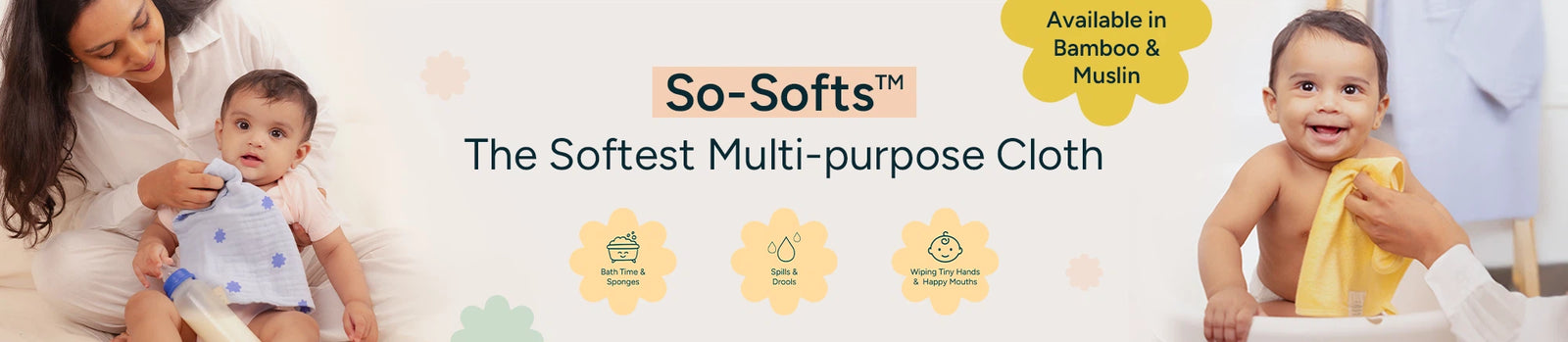 So-Softs™ Bamboo Washcloths