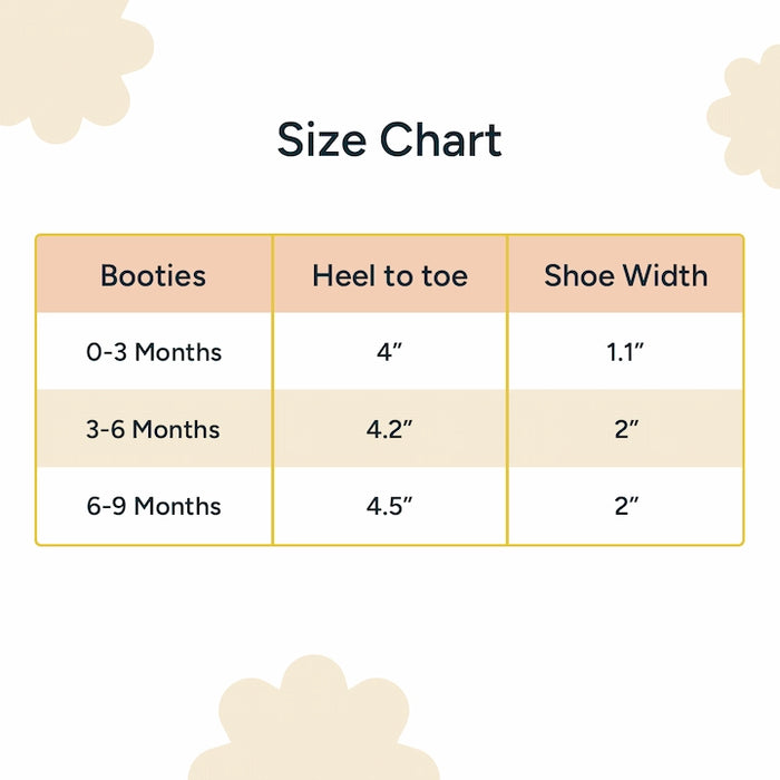 Soft Cotton Baby Booties | Warm White