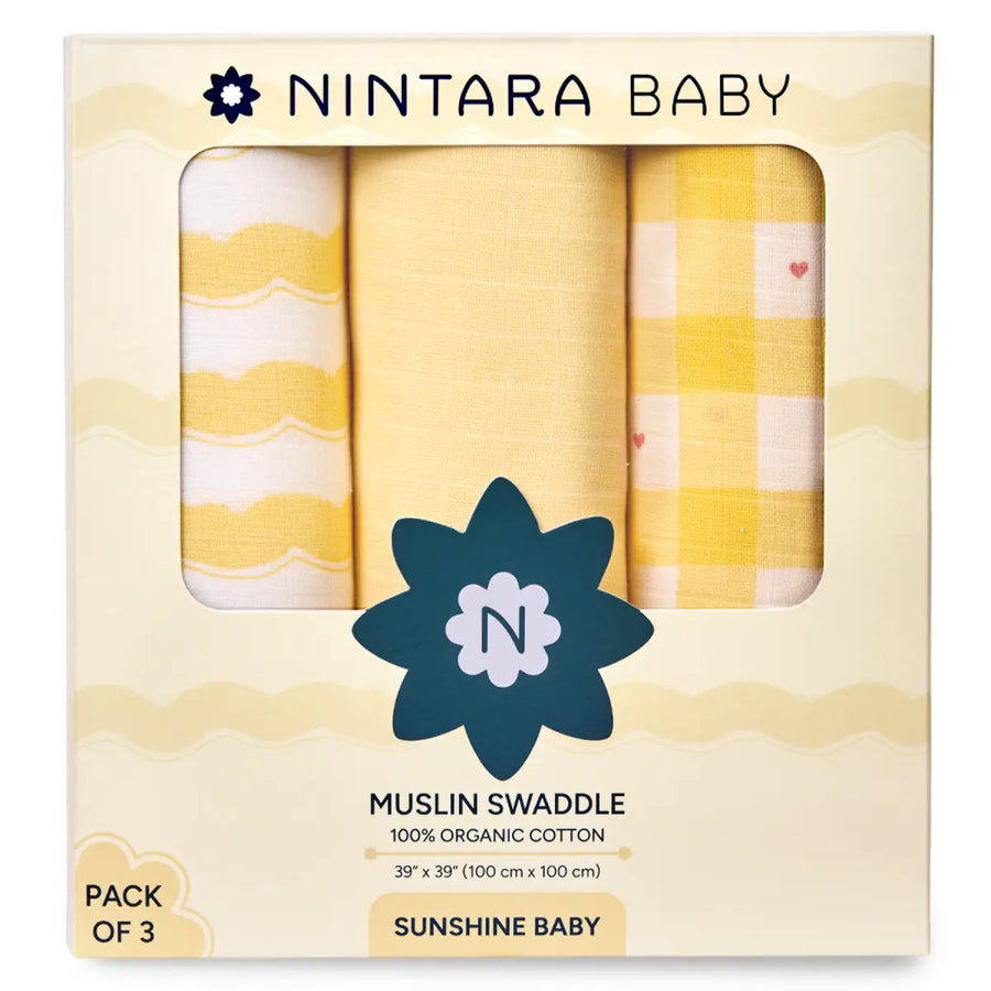 Baby Swaddle - Large - Set of 3 | Sunshine Baby