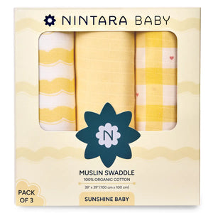Baby Swaddle - Large - Set of 3 | Sunshine Baby