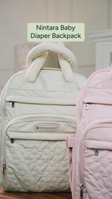 Diaper Bag - Backpack | Vanilla